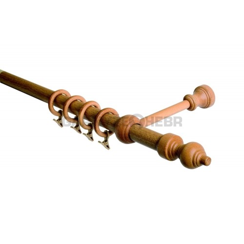 Garnýž 140 cm jednořadá odstín dub