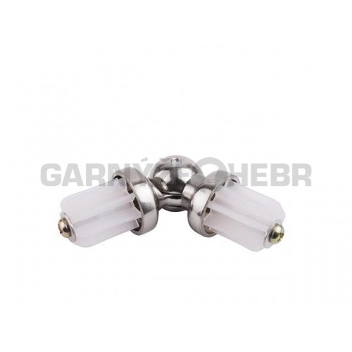 Spojka rohová pro tyč 16mm - nerez