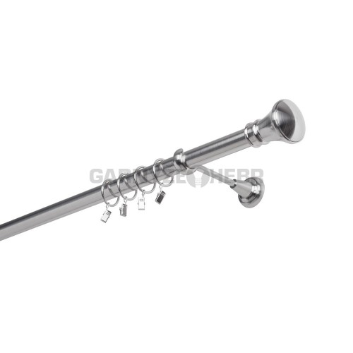 Garnýž kovová 280 cm jednořadá 25 Žezlo Nerez