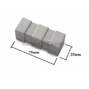 Garnýž hranatá dvoutyčová 2,4m, verona, matná stříbrná