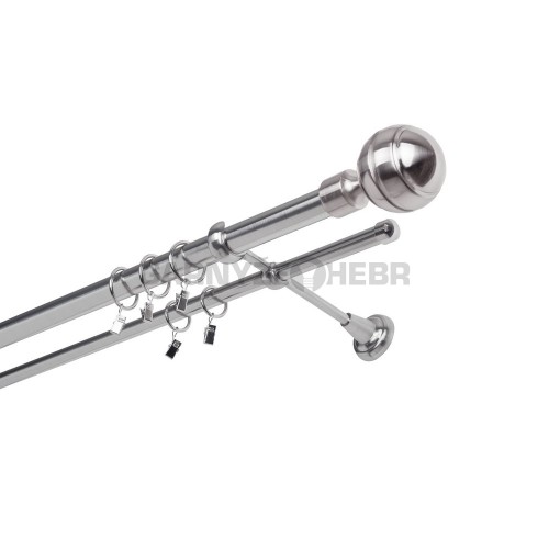 Garnýž kovová 230 cm dvouřadá - dvojitá 25 Paola Nerez