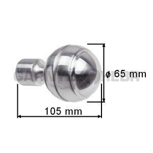 Koncovka pro tyč 25mm Paola - nerez