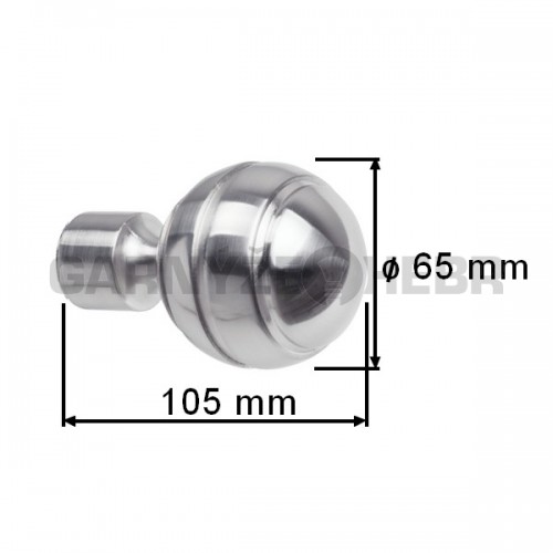 Koncovka pro tyč 25mm Paola - nerez