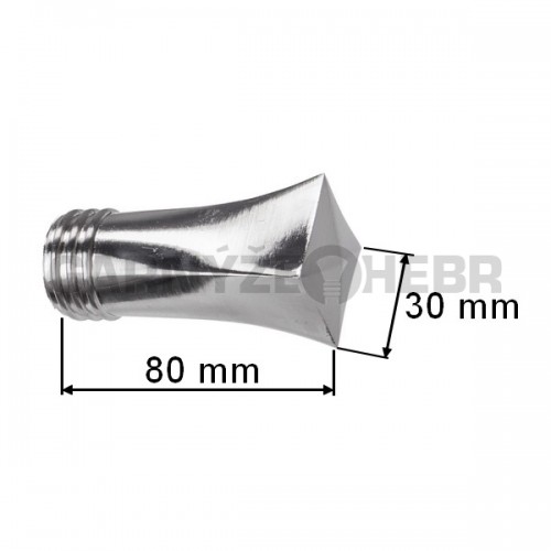 Koncovka pro tyč 25mm Swing - nerez