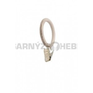 Garnýž kovová 240 cm dvouřadá - dvojitá 16 Hák bílo-zlatá