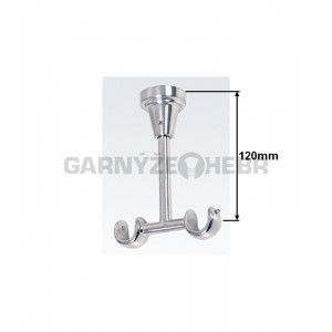 Stropní konzole 2-řadá pro tyč 19mm - nerez