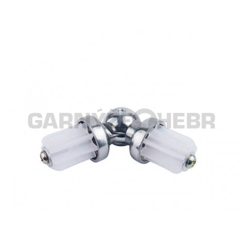 Spojka rohová pro tyč 19mm - nerez