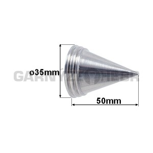 Koncovka pro tyč 19mm Hrot - nerez