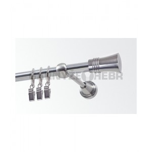 Garnýž kovová 260 cm jednořadá 19 Capri nerez