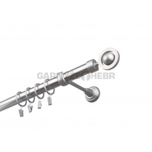 Garnýž kovová 100 cm jednořadá 25 Atena satina