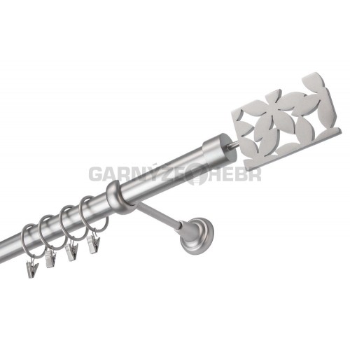 Garnýž kovová 260 cm jednořadá 25 Delia satina