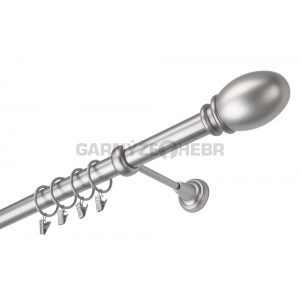 Garnýž kovová 260 cm jednořadá 25 Belluno satina