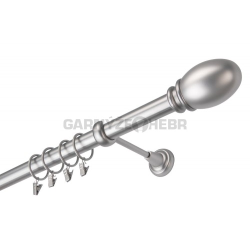 Garnýž kovová 320 cm jednořadá 25 Belluno satina