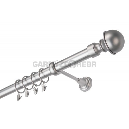 Garnýž kovová 230 cm jednořadá 25 Boston satina