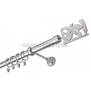 Garnýž kovová 260 cm jednořadá 25 Delia satina