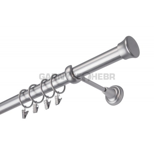 Garnýž kovová 480 cm jednořadá 25 Fulda satina