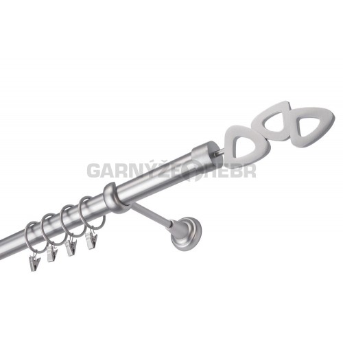 Garnýž kovová 190 cm jednořadá 25 Lilette satina