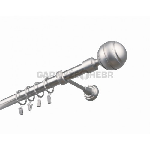 Garnýž kovová 190 cm jednořadá 25 Paola satina