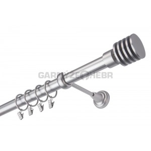 Garnýž kovová 260 cm jednořadá 25 Talarki satina