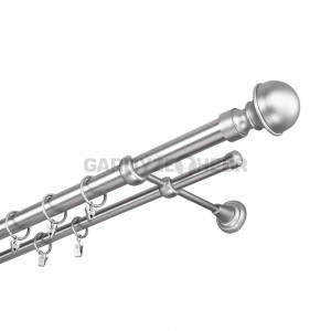 Garnýž kovová 100 cm dvouřadá - dvojitá 25 Boston Satina