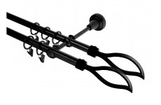 Blesk 16mm double černá