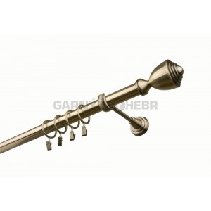 Garnýž kovová 100 cm jednořadá 25 Palacio mosaz