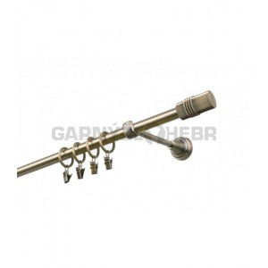 Garnýž kovová 100 cm  jednořadá 16 Cylinder mosaz