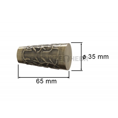 Koncovka pro tyč 16mm Sevilla - mosaz