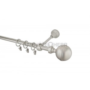 Záclonová tyč 3,2m kovová, Kalisto, chrom mat 