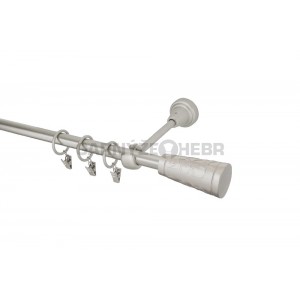 Záclonová tyč 3,2m kovová, Sevilla, chrom mat 