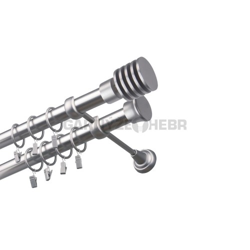 Garnýž kovová 100 cm dvouřadá - dvojitá 25/25 Talarki Satina