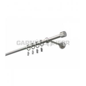 Garnýž kovová 100 cm  jednořadá 16 Válec satina