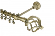 Koule 16mm Azur zlatá antik