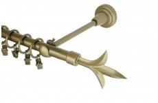 Lilie 16mm zlatá antik