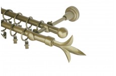 Lilie 16mm zlatá antik