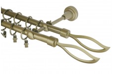 Blesk 16mm double zlatá antik