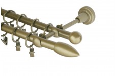 Špice 16mm zlatá antik