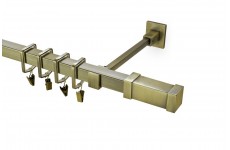 Zanotti 20x20mm starozlatá