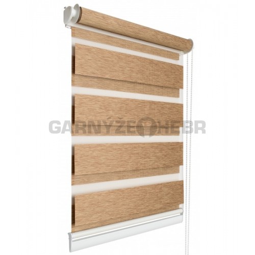 Roleta Den a noc - světle hnědý melír 14