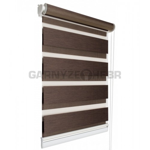 Roleta Den a noc - wenge melír 16