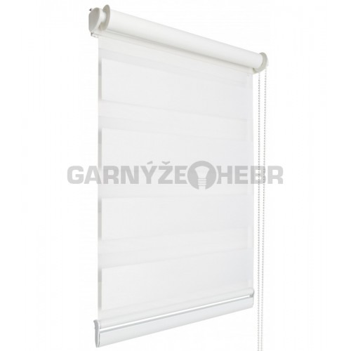 Roleta Den a noc - bílá 21