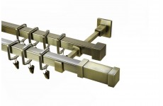 Zanotti 20x20mm starozlatá