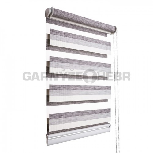 Roleta Den a noc - šedá mix 503