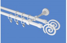 Tornado 16mm double bílá