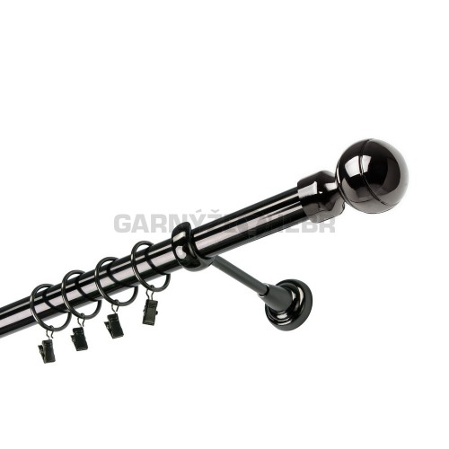 Garnýž kovová 480 cm jednořadá 25 Paola onyx