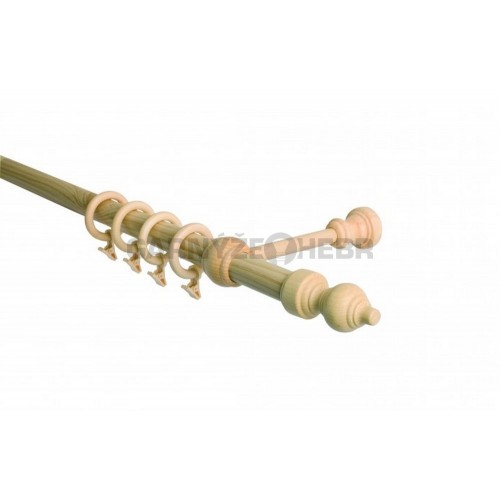 Garnýž 120 cm jednořadá odstín borovice