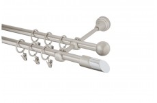 Piza II 16mm chrom mat