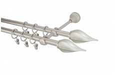 Twister 16mm double chrom mat