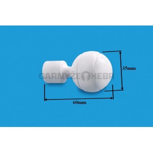 Garnýž kovová 1,6m, dvouřadá - dvojitá, paola, bílá