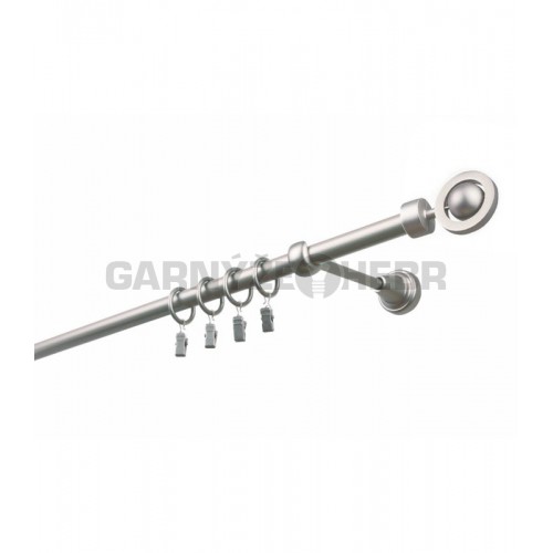 Garnýž kovová 130 cm jednořadá 19 Jupiter satina